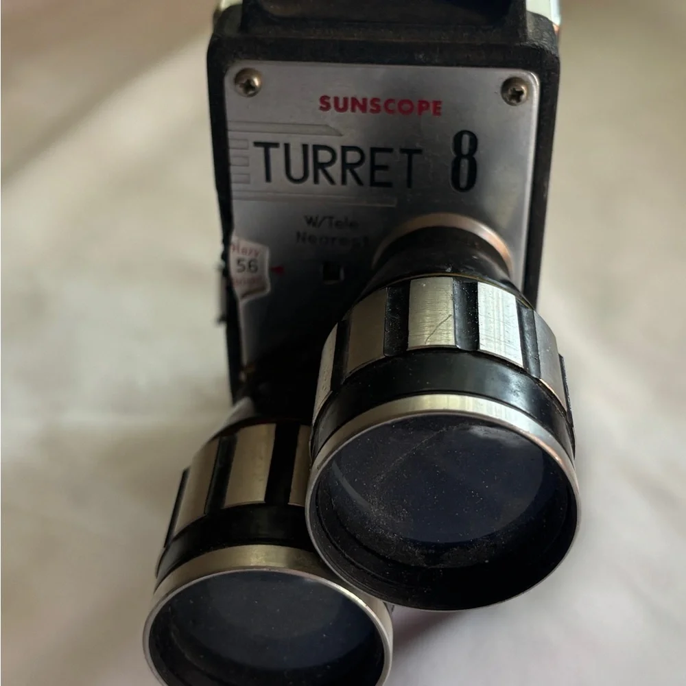 Sunscope‎ Vintage 1960s Turret 8 Movie Camera